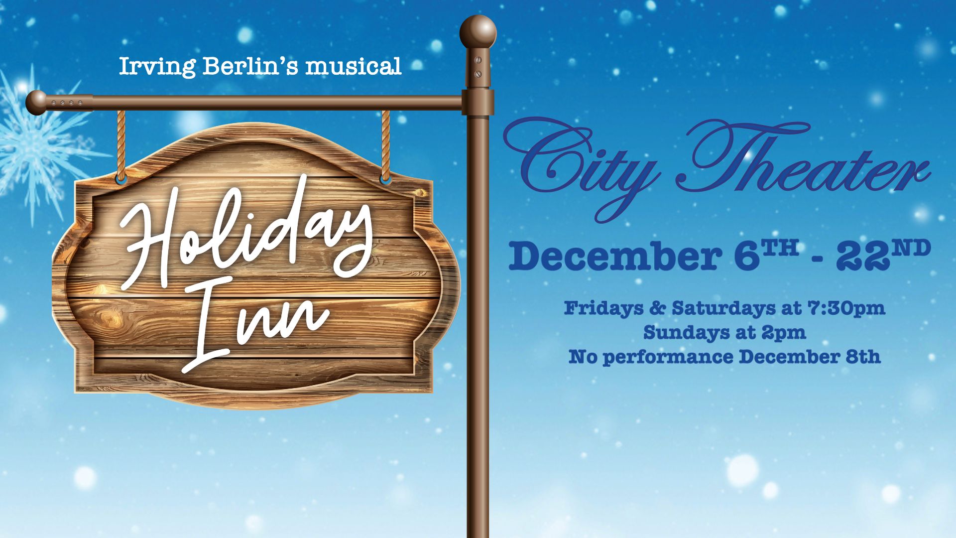 Win Tickets to See Irving Berlin’s ‘Holiday Inn’ at City Theater