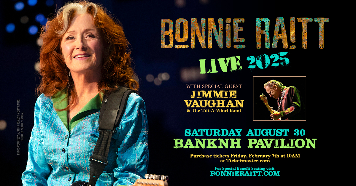 See Bonnie Raitt at BankNH Pavilion in August