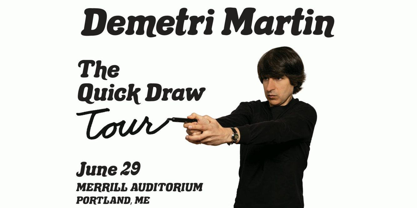 Win Tickets to See Comedian Demetri Martin at Merrill Auditorium