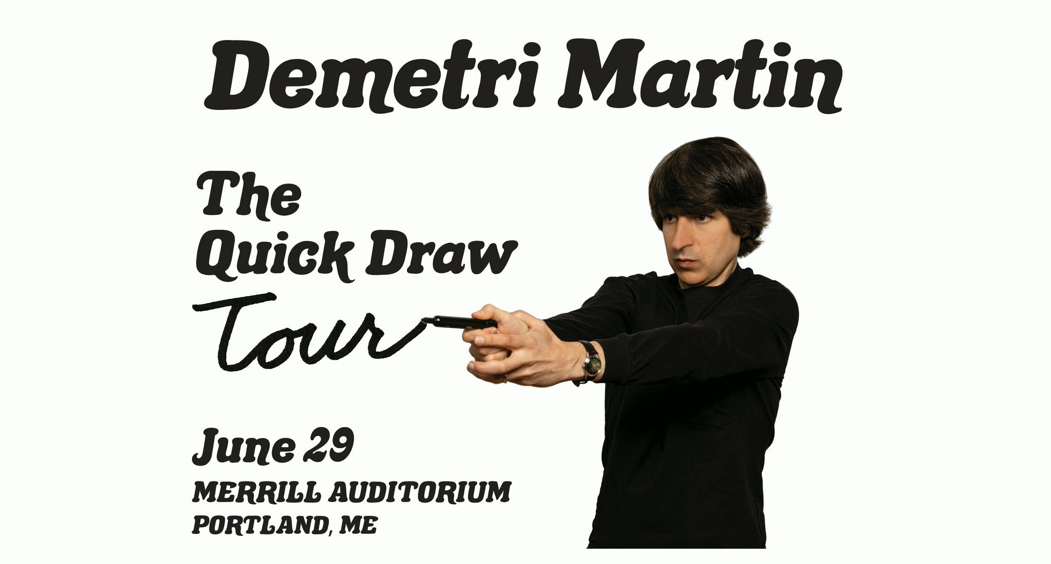 Win Tickets to See Comedian Demetri Martin at Merrill Auditorium